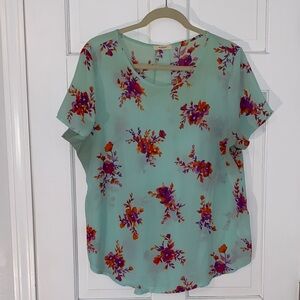Pleione Floral Women's Blouse